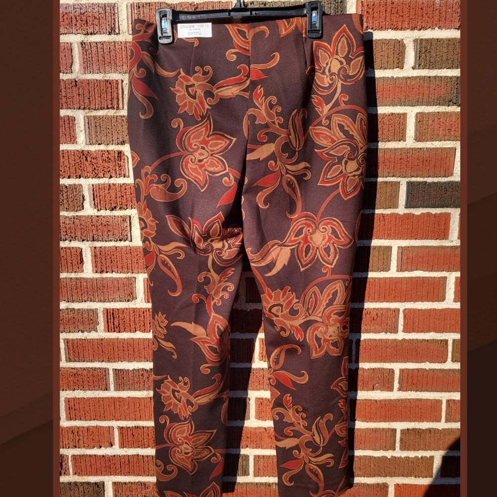 CHICO'S JULIET SLIM LEG PANTS - Picture 2 of 4
